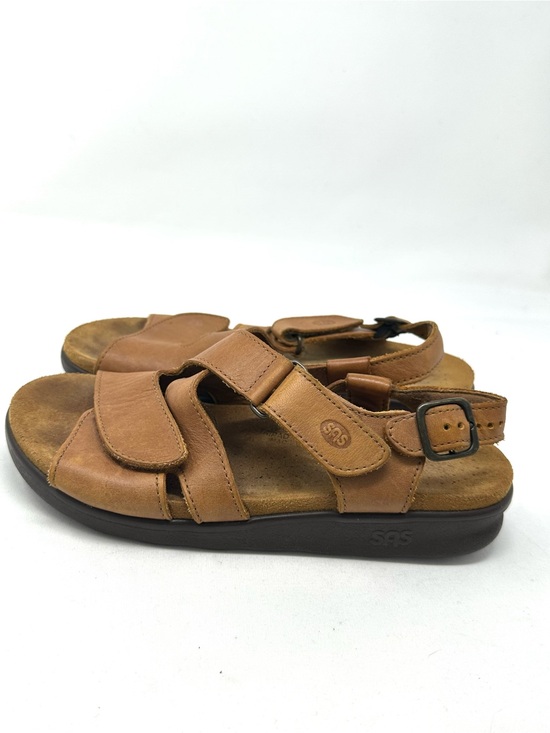 SAS Shoes - SAS Tripad Comfort Brown Leather Adjustable Strap Sandals Women Sz 7